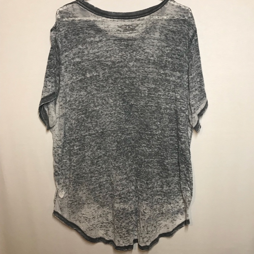 Aerosmith Burnout Distressed hi-Lo T-Shirt 2X - Picture 2 of 7